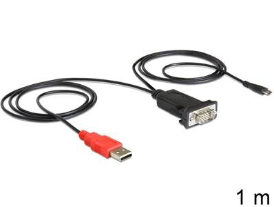 Adapter Micro USB > Série RS-232 pour les appareils Android