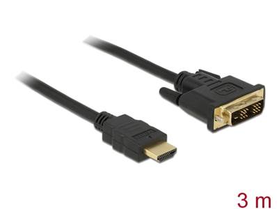 Câble DVI 18+2 mâle > HDMI-A mâle 3 m noir