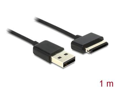 Câble de synchronisation et de recharge USB 2.0 mâle > ASUS Eee Pad mâle à 40 broches 1 m